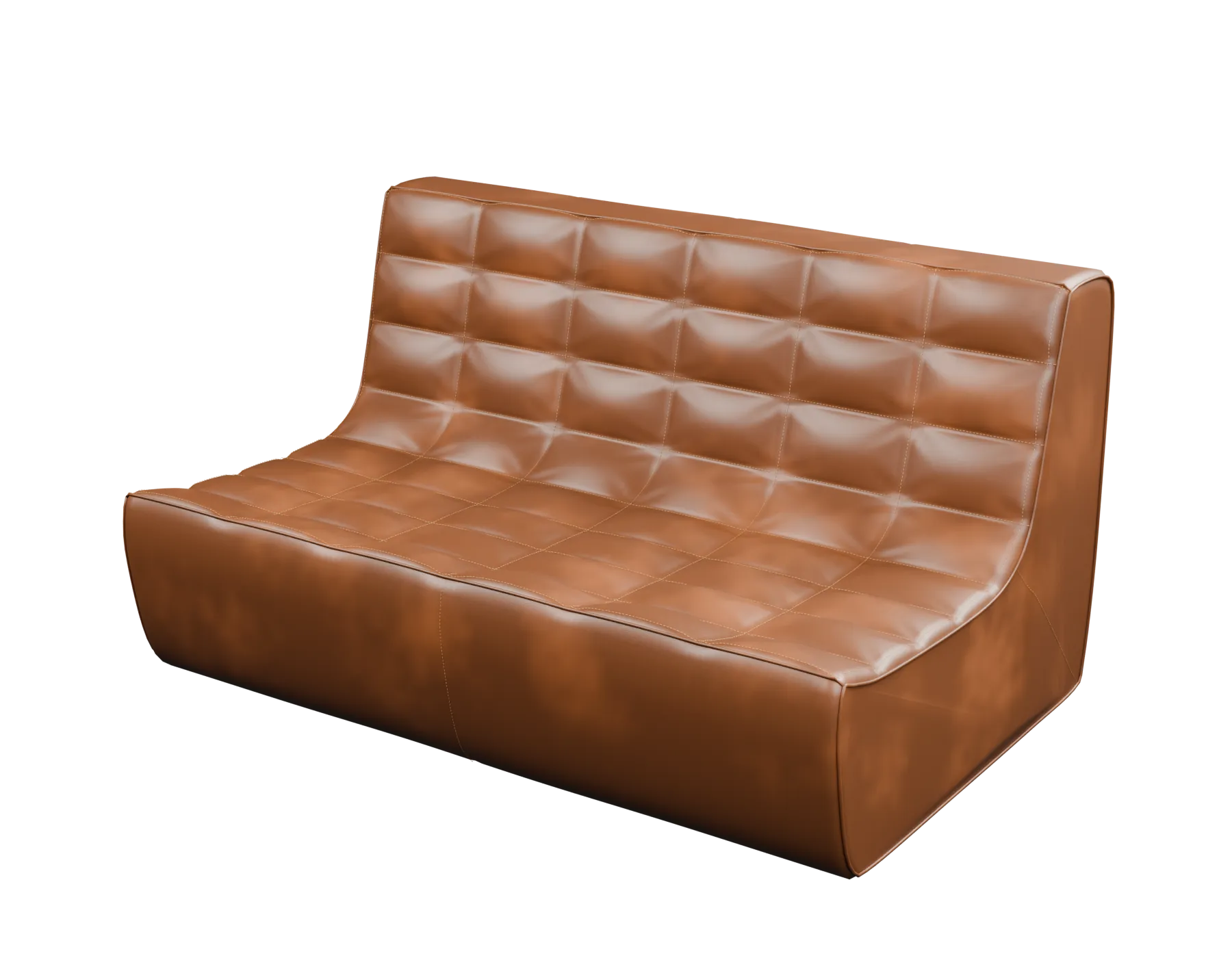 Cognac_Sofa_Hero_result Model 10 - الصورة 1